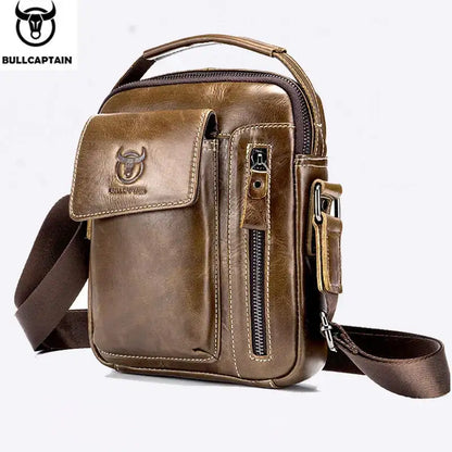 UrbanCarry Leather Messenger Bag