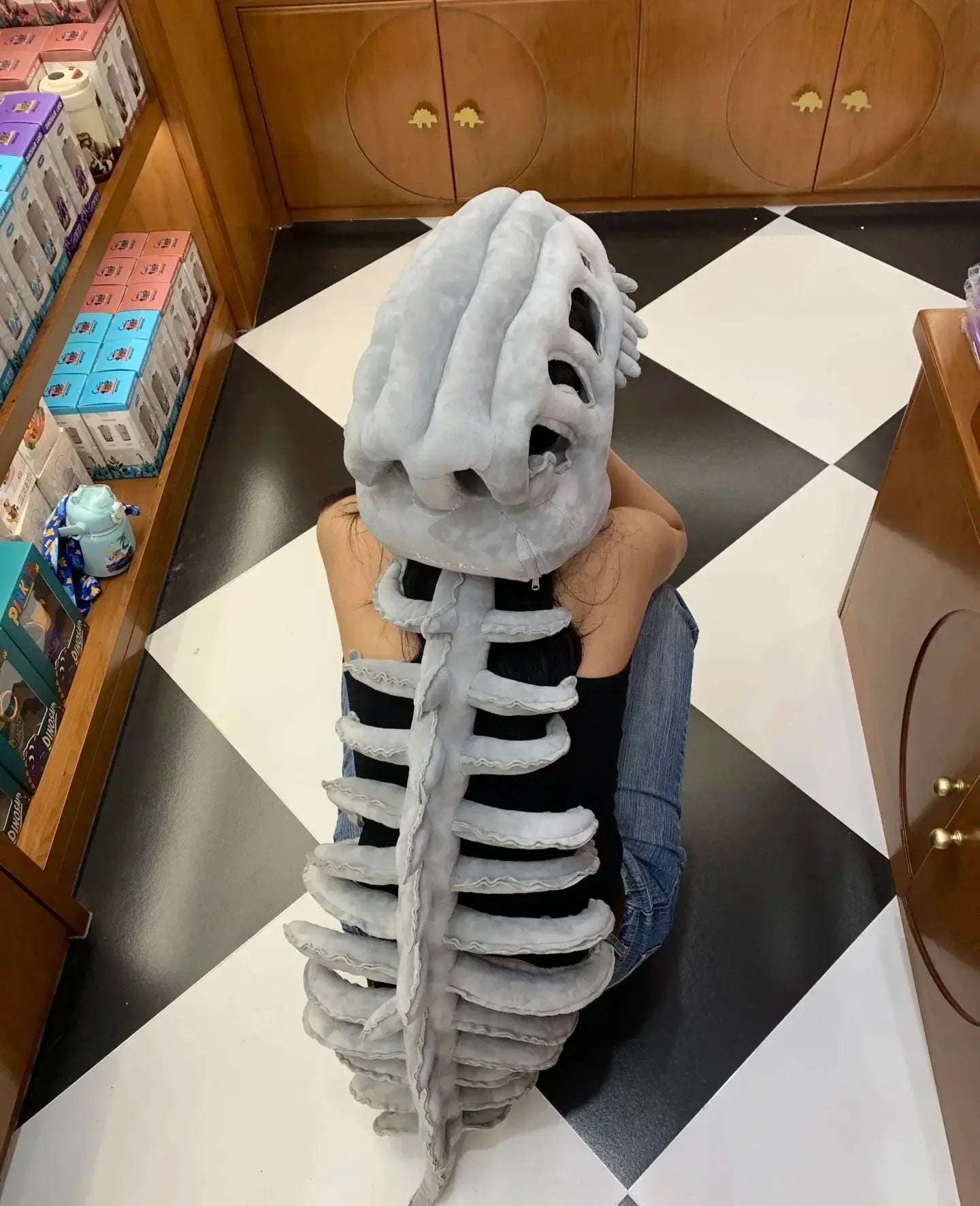 DinoSkull Play Mask – Funny Dinosaur Costume Headwear
