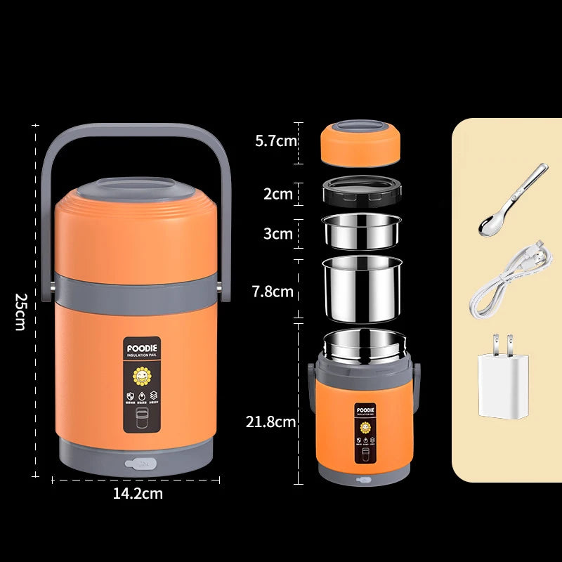 Electric Heated Lunch Box – HeatBox Pro