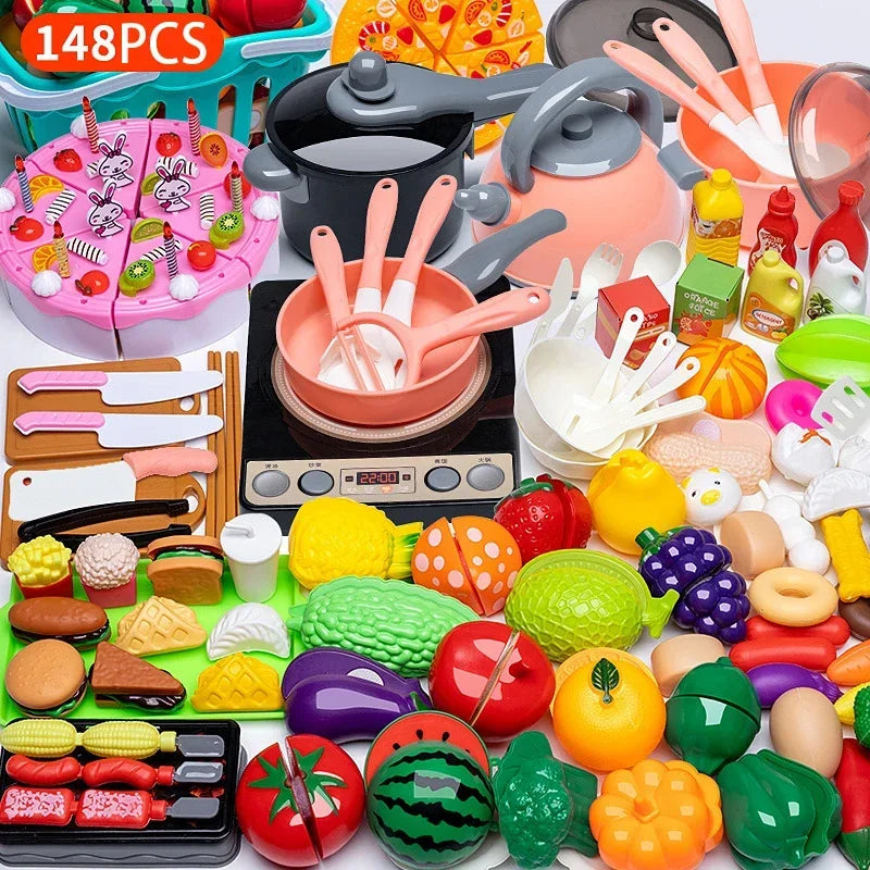 LittleCooks Kitchen – Pretend Play Cooking & Food Set