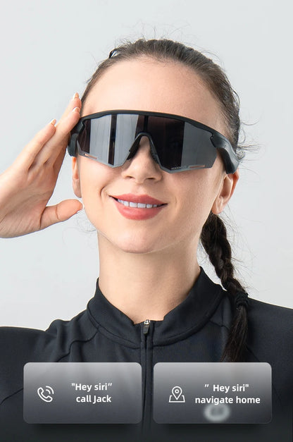 RideTune Pro – Bluetooth Cycling Sunglasses with Polarised UV400 Lenses