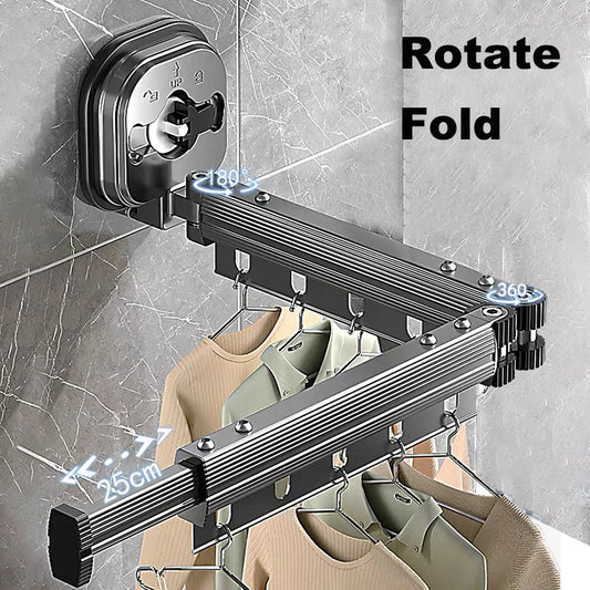 DryFold Wall-Mounted Laundry Rack