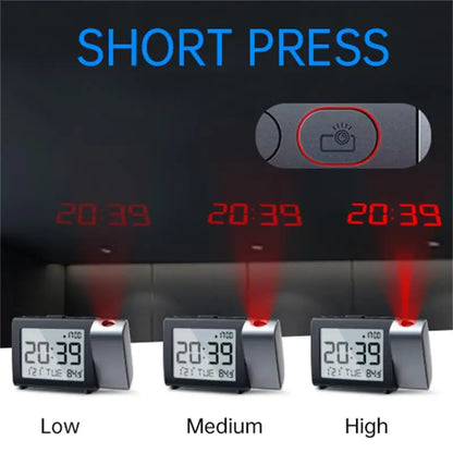 ProTime Glow – LED Projection Alarm Clock for Modern Bedrooms