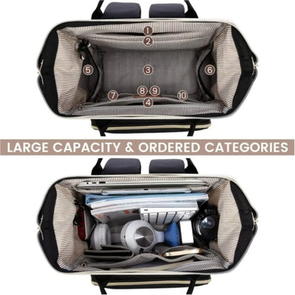 TechPro Waterproof Laptop Backpack