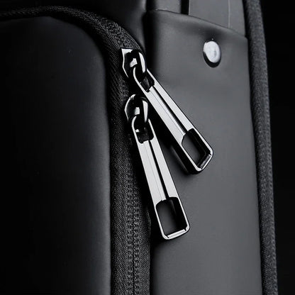 CityShield Luxury Crossbody – Multifunction Chest Bag with USB Port