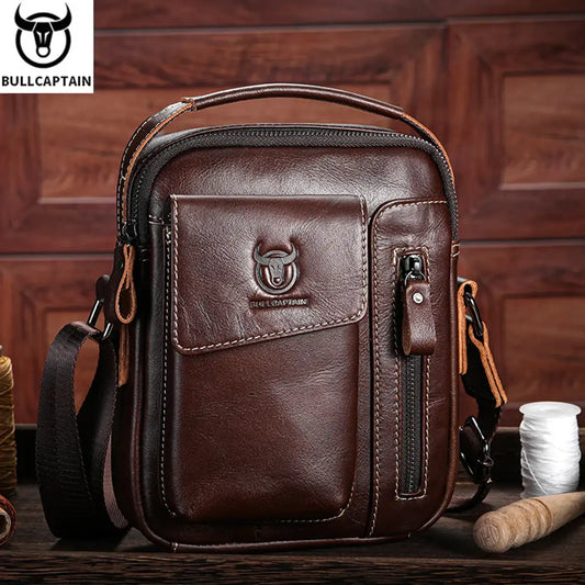 UrbanCarry Leather Messenger Bag
