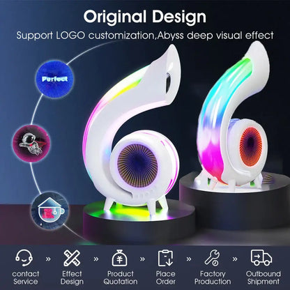 GlowSync 360 – Intelligent Mirror Speaker System