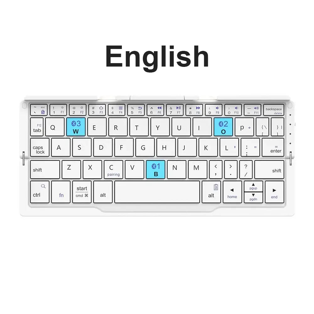 FlexiType Go – Foldable Mini Keyboard for Tablets, Phones & Laptops