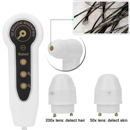 ClearView 5-Inch Skin & Scalp Analyser – Dual-Lens, Rechargeable