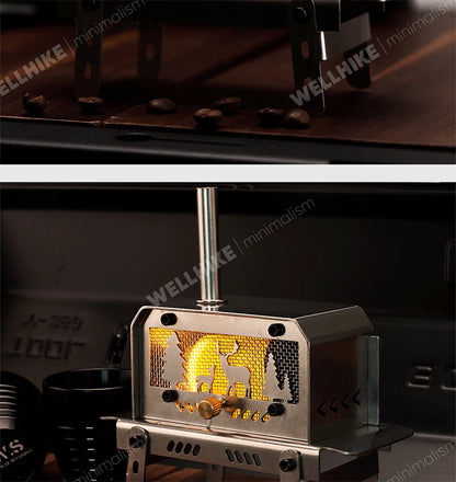 TrailHearth Mini Wood Stove – Portable Candle & Incense Burner
