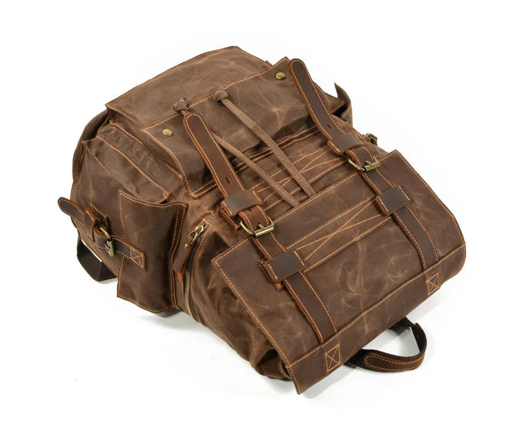 TrailMaster Waxed Canvas Rucksack