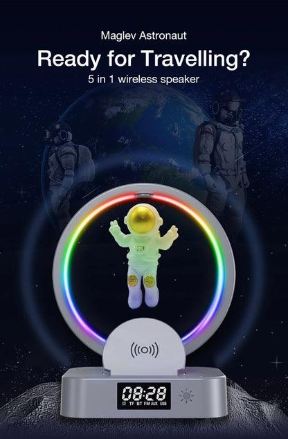 AstroBeat Glow – Floating Astronaut Bluetooth Speaker