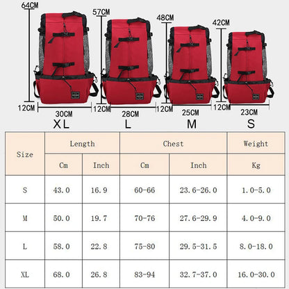 AirPaws Sport – Cycling Dog Carrier Backpack