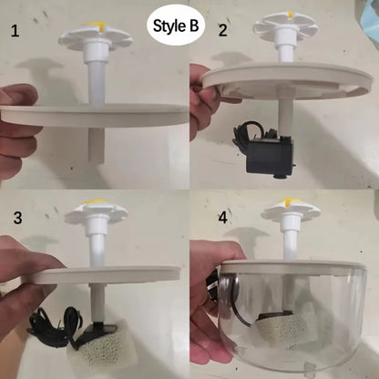 AquaWhisker 1.2L Pet Drinking Fountain – Ultra-Quiet, USB & Filtered