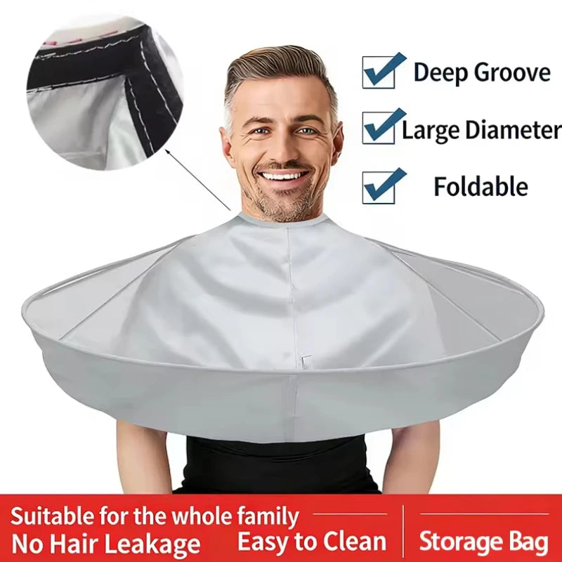 CutShield Pro – Haircut Umbrella Cape