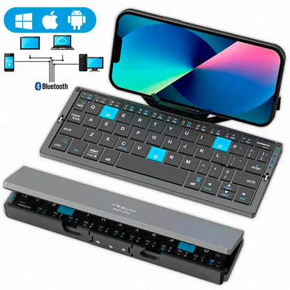 FlexiType Go – Foldable Mini Keyboard for Tablets, Phones & Laptops