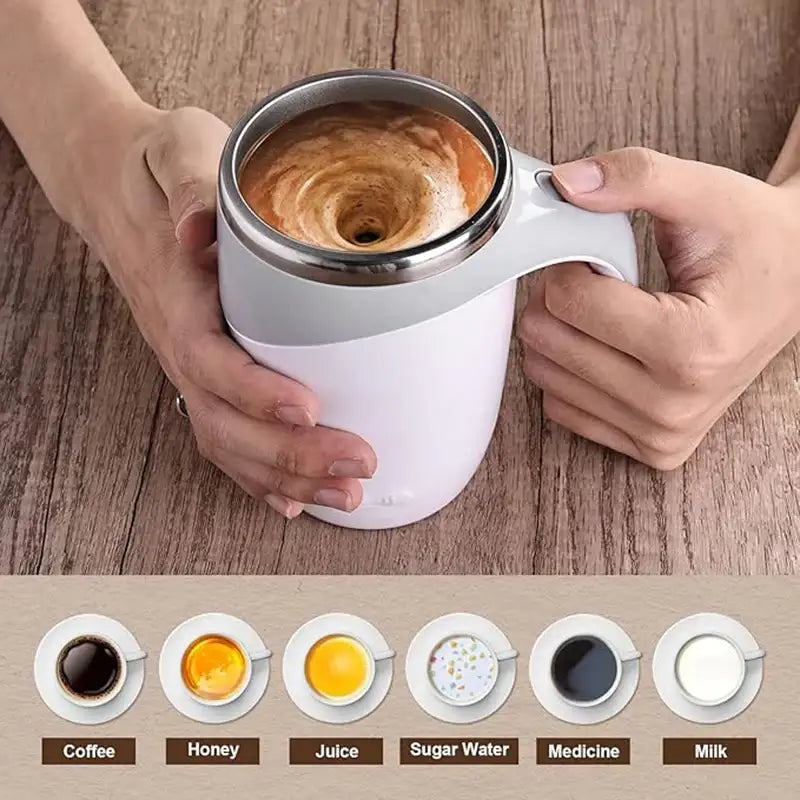 MagneticMix Pro – Self-Stirring Mug