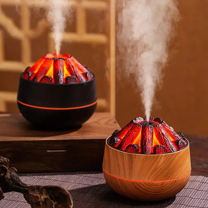 LumiBreeze Pro – Charcoal-Effect Aroma Humidifier