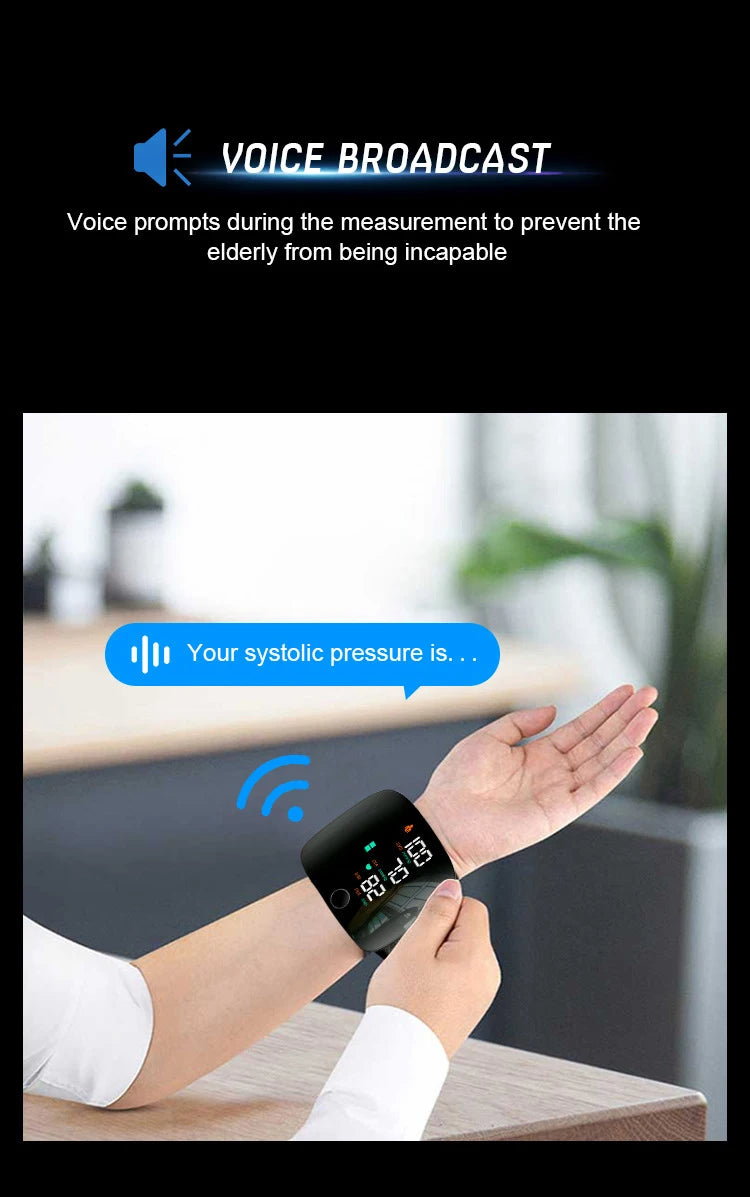 HeartTrack Smart – Digital Wrist BP Monitor