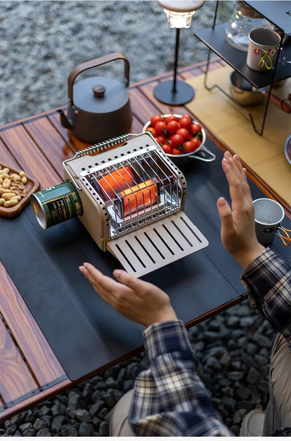 NomadWarm 2-in-1 Camping Gas Stove Heate