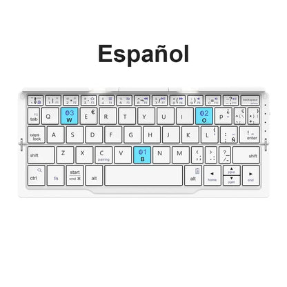 FlexiType Go – Foldable Mini Keyboard for Tablets, Phones & Laptops