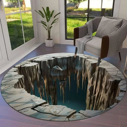 Infinity Vortex – 3D Optical Illusion Carpet.