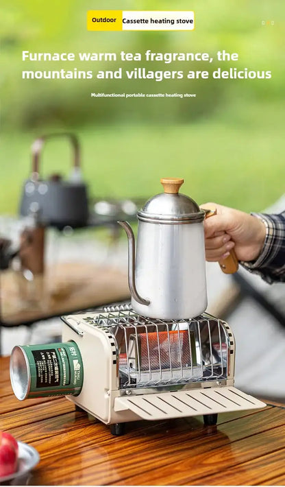 NomadWarm 2-in-1 Camping Gas Stove Heate