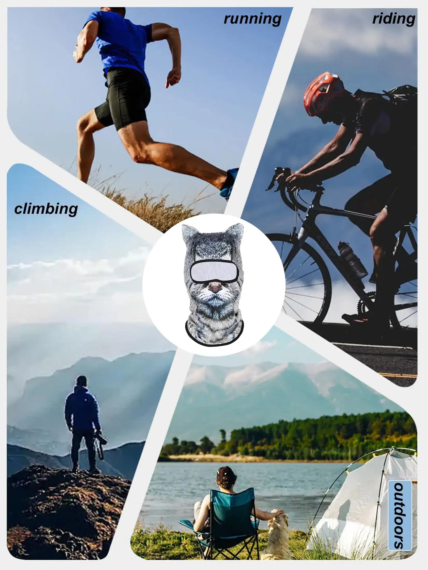 3D Cat-Ears Ski Balaclava – Festival & Rave Mask.”