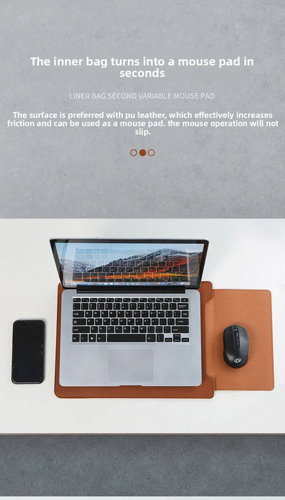 ProStand Leather Laptop Sleeve