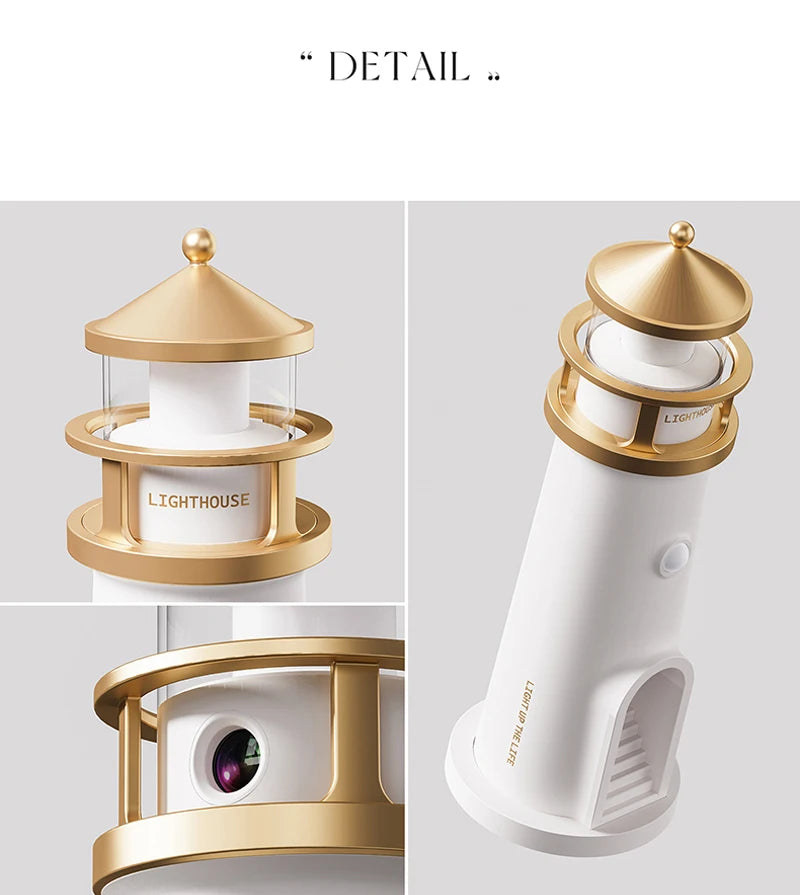 LunaBeam Pro – Smart Moon & Lighthouse Projection Lamp