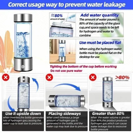 HydroBoost Pro – Hydrogen Water Bottle