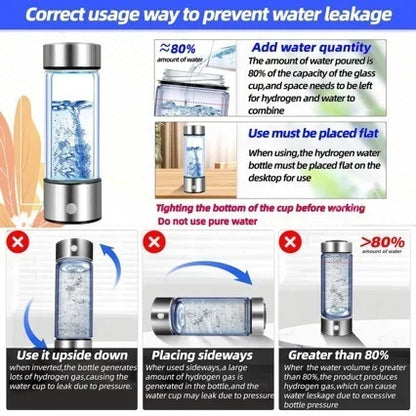 HydroBoost Pro – Hydrogen Water Bottle