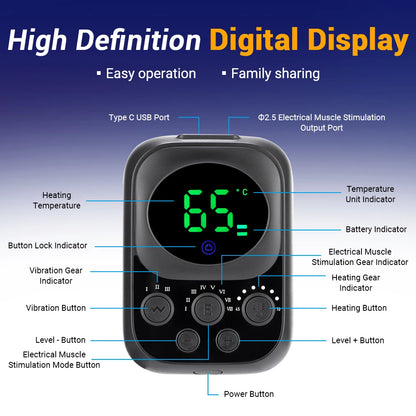 ThermaFlex Pro – Wireless Heating Pad with Vibration