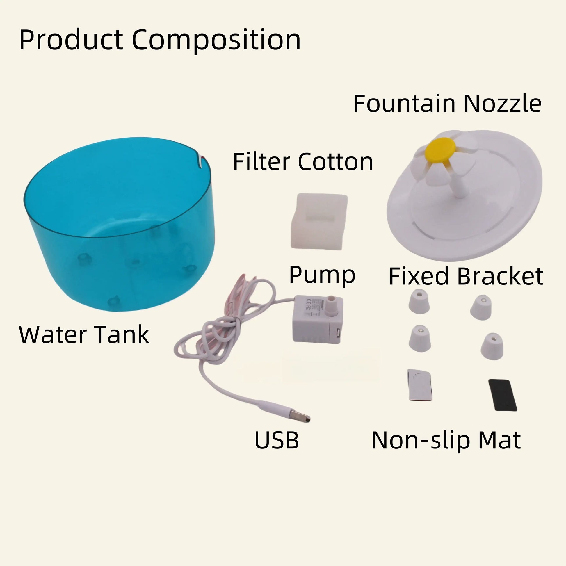 AquaWhisker 1.2L Pet Drinking Fountain – Ultra-Quiet, USB & Filtered