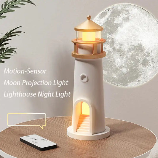 LunaBeam Pro – Smart Moon & Lighthouse Projection Lamp