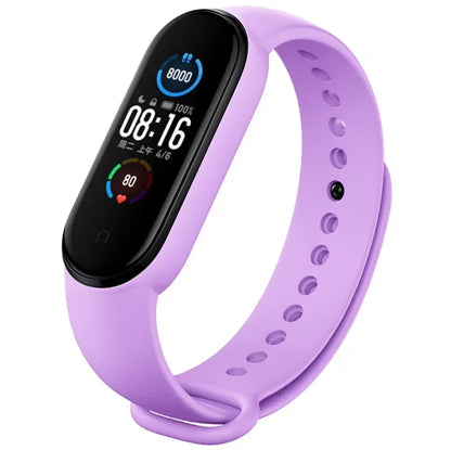 FlexFit Strap – Silicone Wristband for Mi Band 3–7