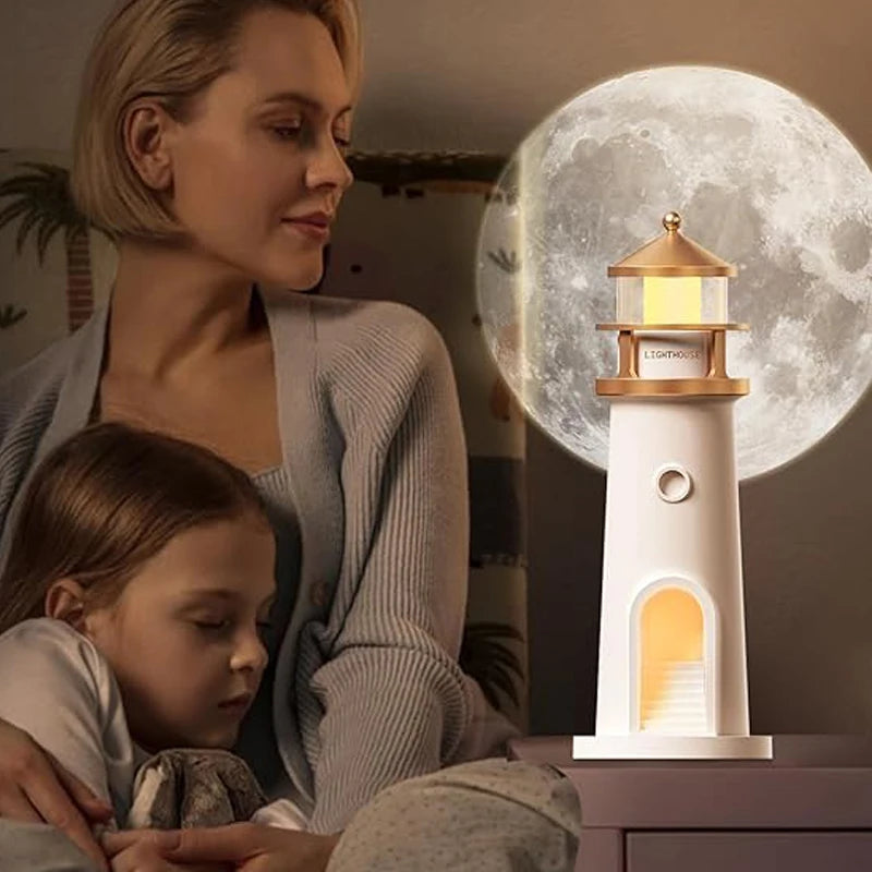 LunaBeam Pro – Smart Moon & Lighthouse Projection Lamp
