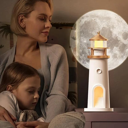 LunaBeam Pro – Smart Moon & Lighthouse Projection Lamp