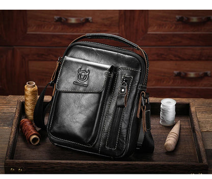 UrbanCarry Leather Messenger Bag