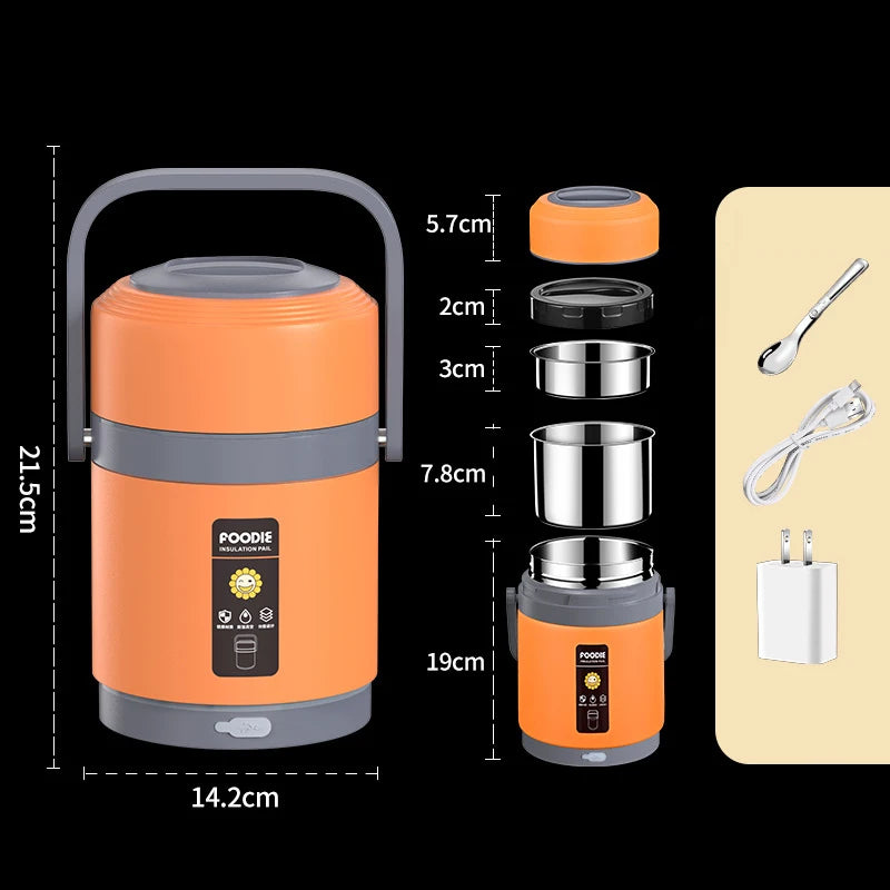 Electric Heated Lunch Box – HeatBox Pro