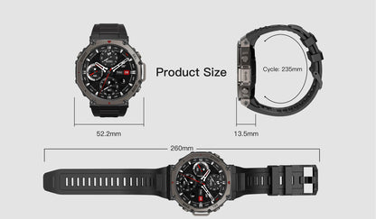 IronPeak Ultra GPS Watch – Military-Style, Dual-Band GNSS, 5 ATM