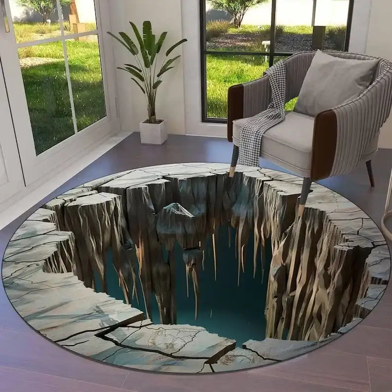 Infinity Vortex – 3D Optical Illusion Carpet.