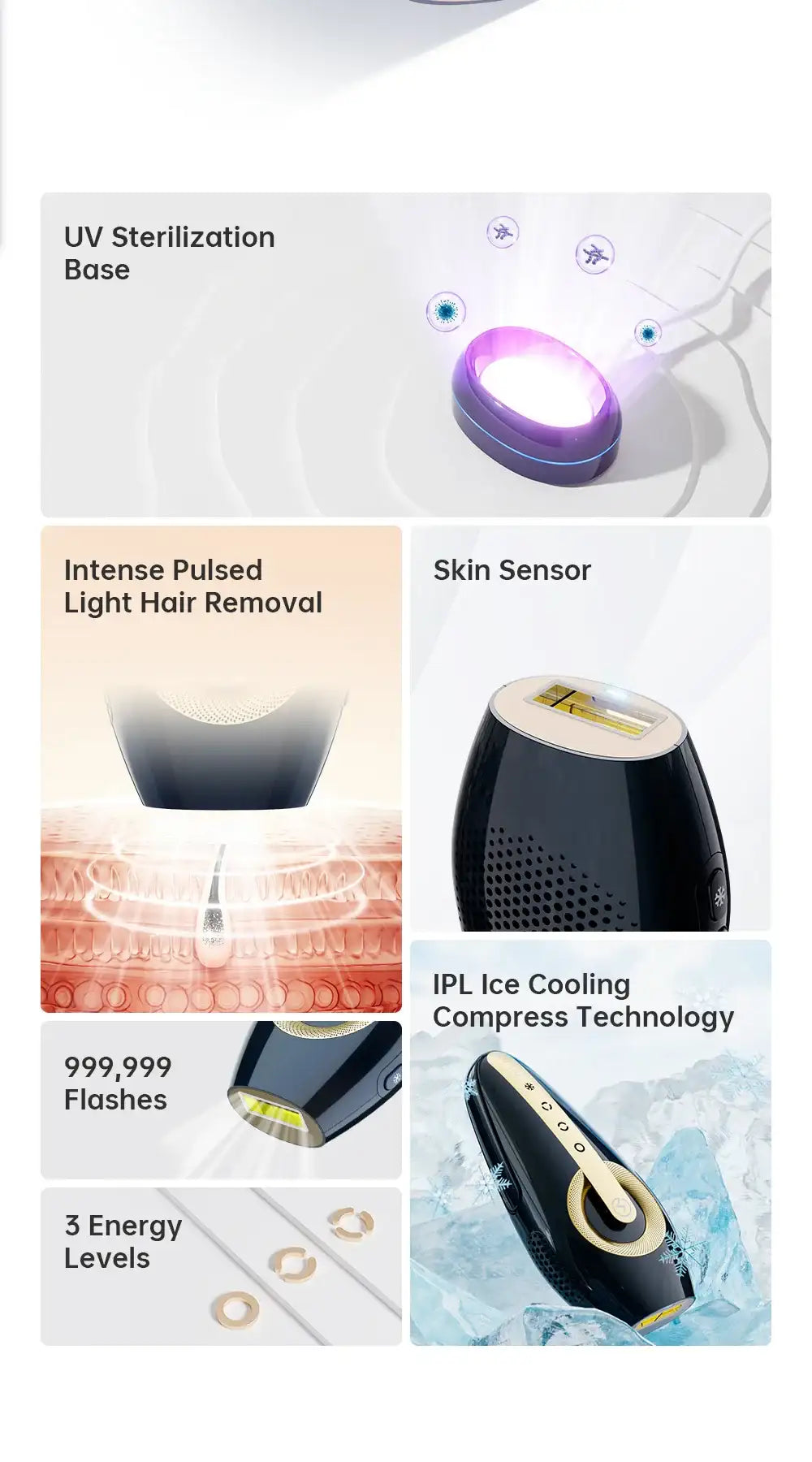 LumiSilk Pro – IPL Laser Hair Removal Device