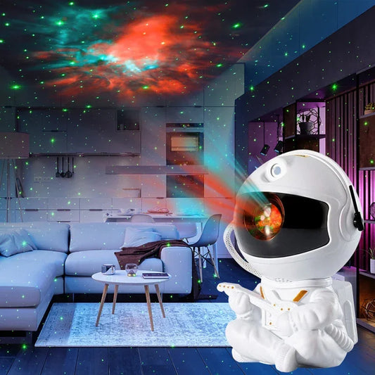 Astronaut Galaxy Star Projector – Nebula LED Night Light