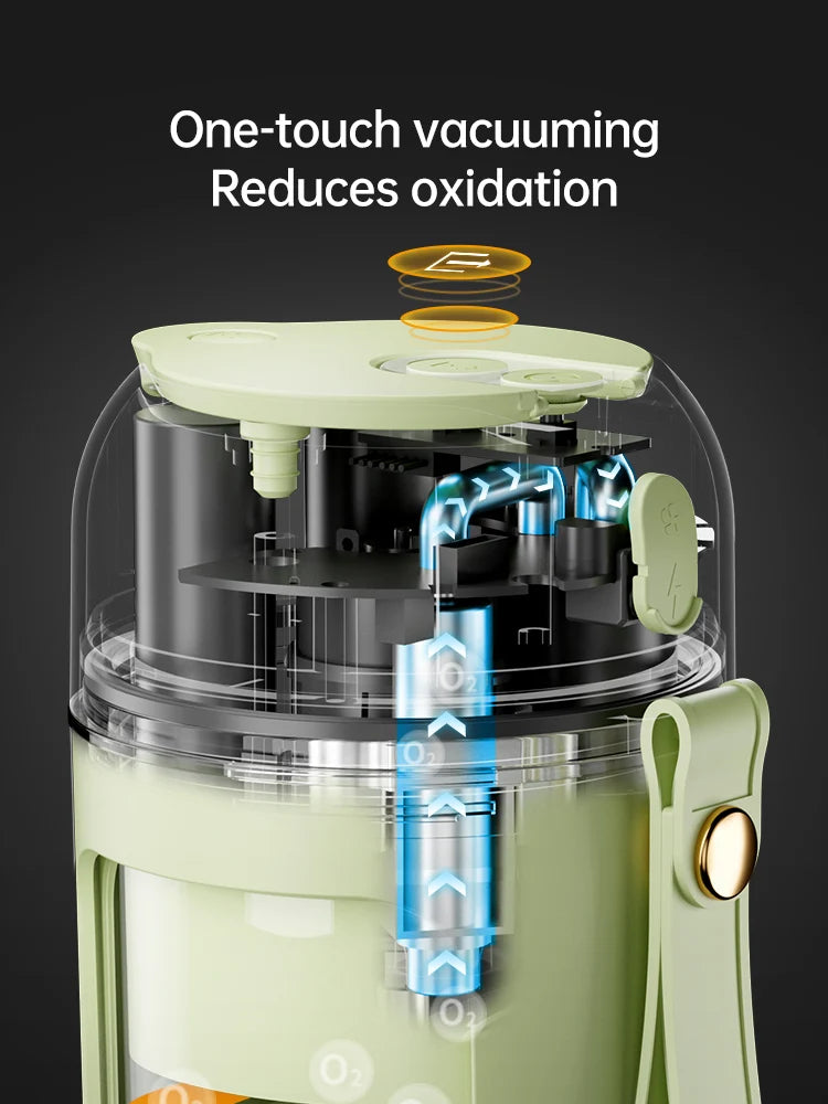FreshBlend Pro – 12-Blade Portable Vacuum Juicer