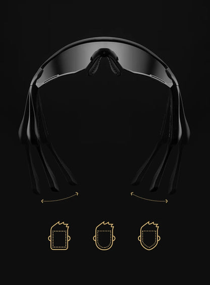 RideTune Pro – Bluetooth Cycling Sunglasses with Polarised UV400 Lenses