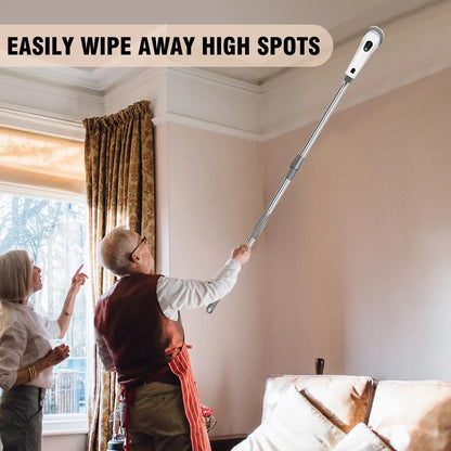 Electric Spin Scrubber Pro – Rechargeable, Adjustable Handle (10-in-1)