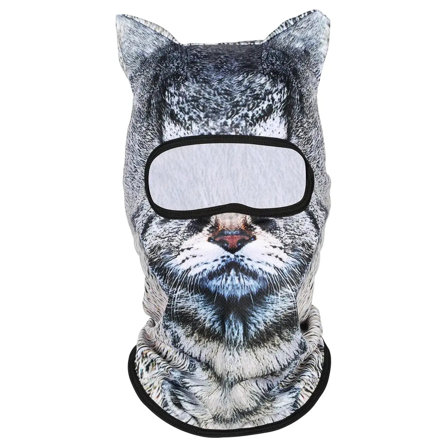 3D Cat-Ears Ski Balaclava – Festival & Rave Mask.”