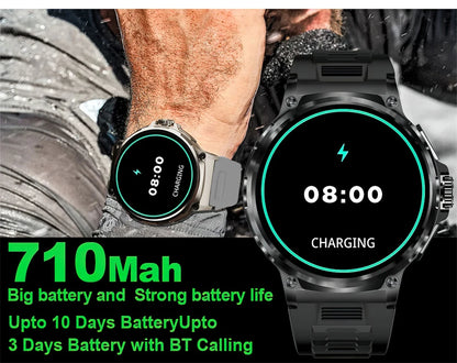 MetroTrack 1.85" GPS Smartwatch – Ultra-HD AMOLED, 710 mAh Battery