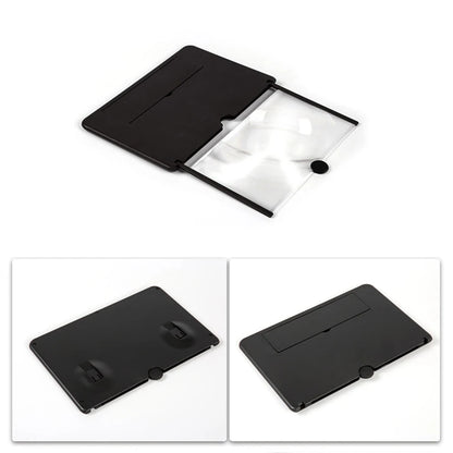 VisionBoost 3D Phone Screen Magnifier – 8/14 Inch Mobile Video Amplifier Stand